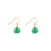 Crystal Drop Earrings | Isla - Green Aventurine