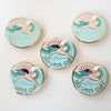 Mindful Enamel Pin | Cold Water Club Wild Swimming