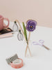 Floral Wooden Decoration | February Violet