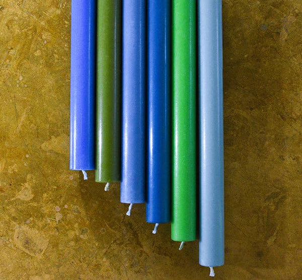 Eco Dinner Candle | Medici Blue