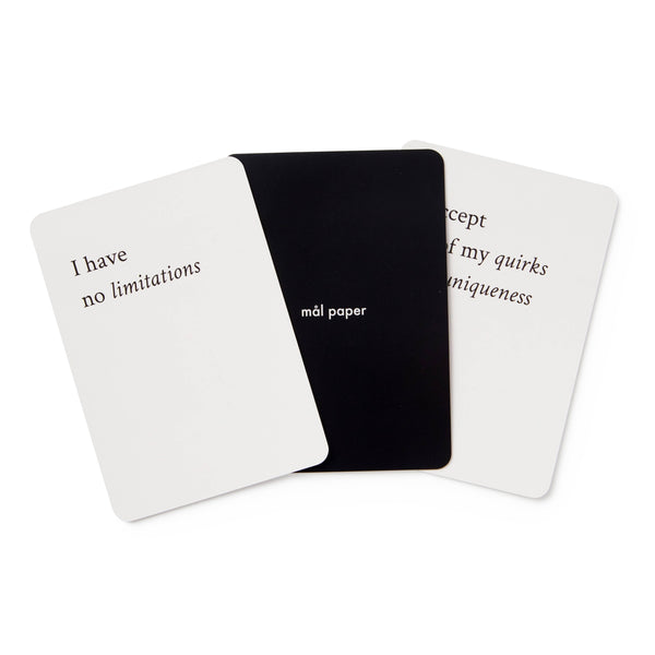 Affirmation Card Deck - Mindfulness Gift - Stocking Filler - NØRDEN