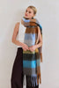 Recycled Soft Scarf | Reykjavik Blue + Orange