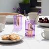 Glass Reversible Vase | Lilac + Peach