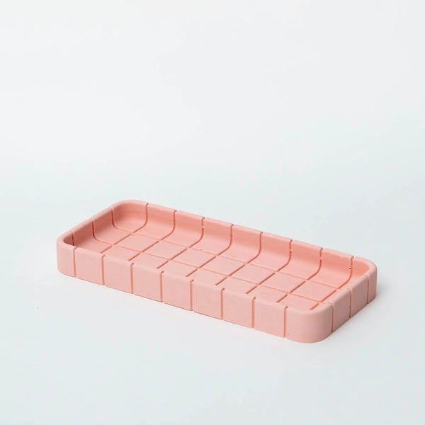 Colourful Rectangular Tray | Pink Square - NØRDEN