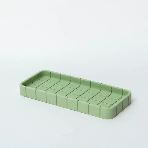Colourful Rectangular Tray | Green Square - NØRDEN
