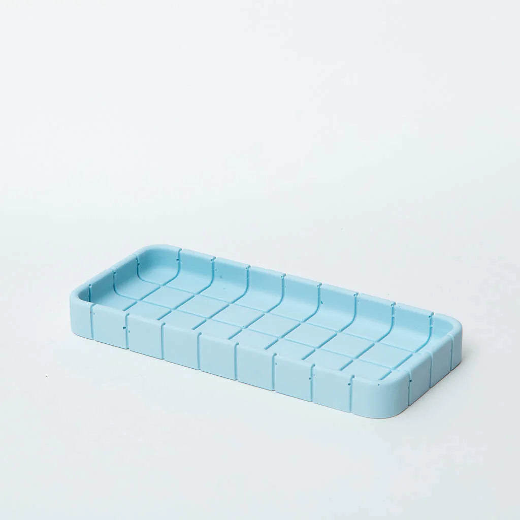 Colourful Rectangular Tray | Sky Blue Square - NØRDEN