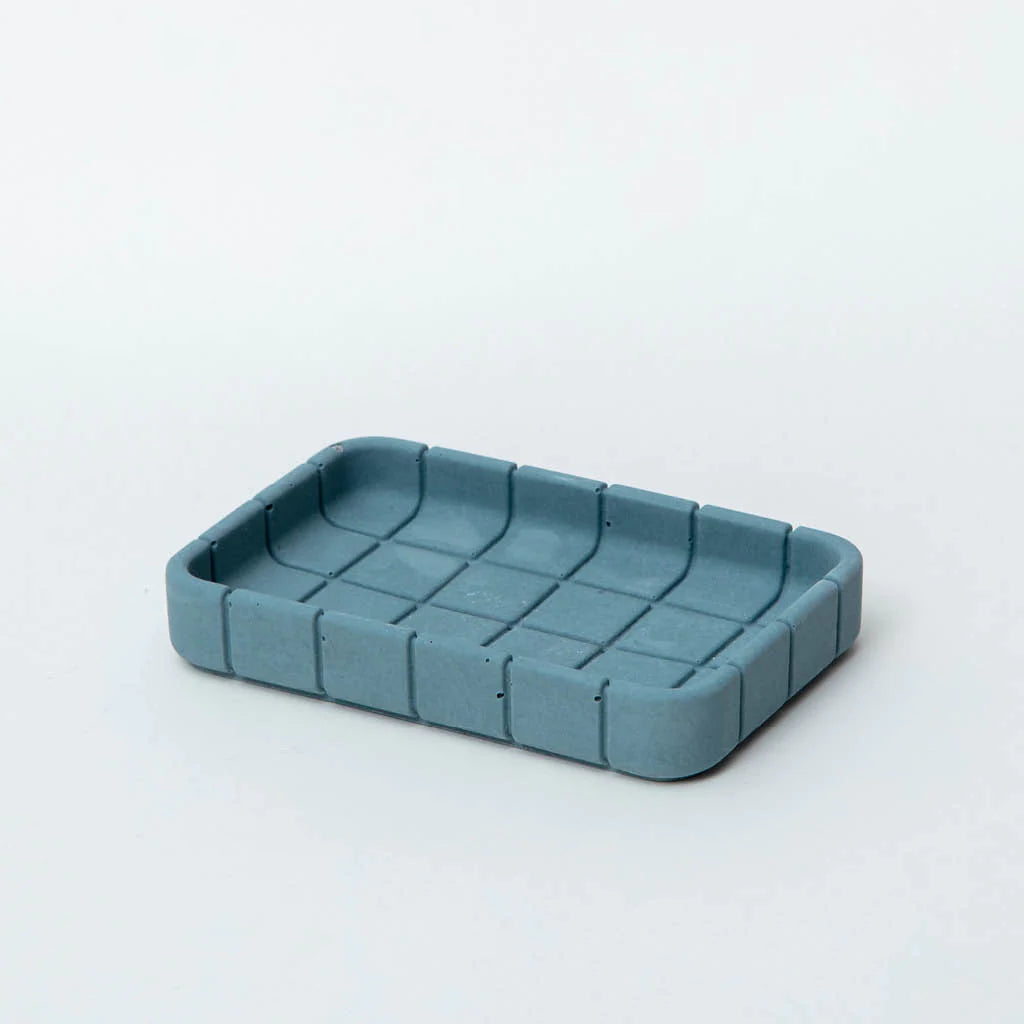 Colourful Soap Dish | Sea Blue Square - NØRDEN