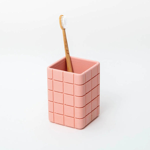 Colourful Tall Pot | Pink Square - NØRDEN