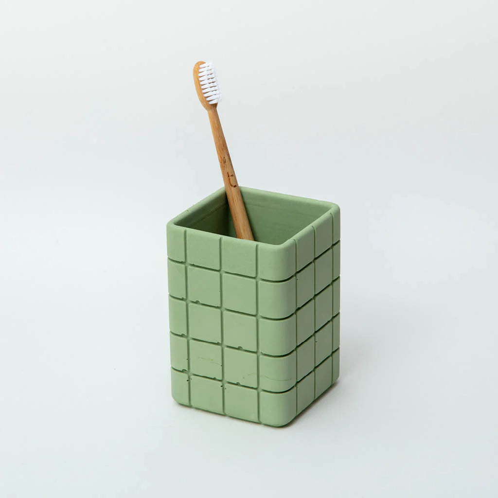 Colourful Tall Pot | Green Square - NØRDEN
