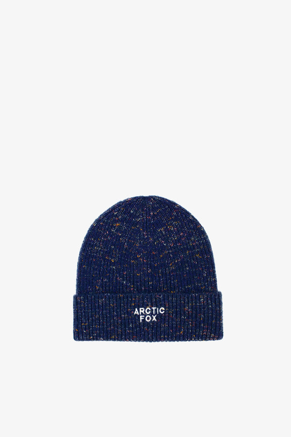Embroidered Beanie Hat | Deep Navy - NØRDEN