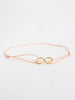 Gold Infinity Bracelet | Warm Colours - NØRDEN