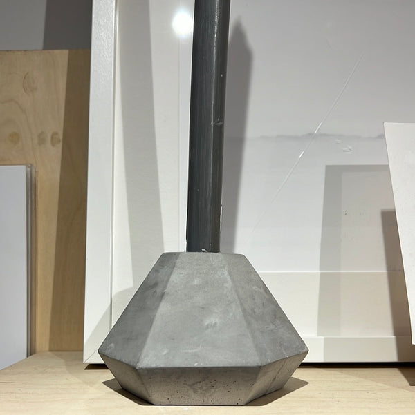 Concrete Hexagoal Candleholder | Grey - NØRDEN