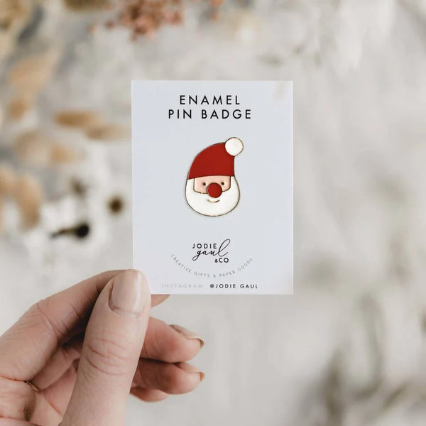 Merchandise Enamel Pin | Jolly Santa