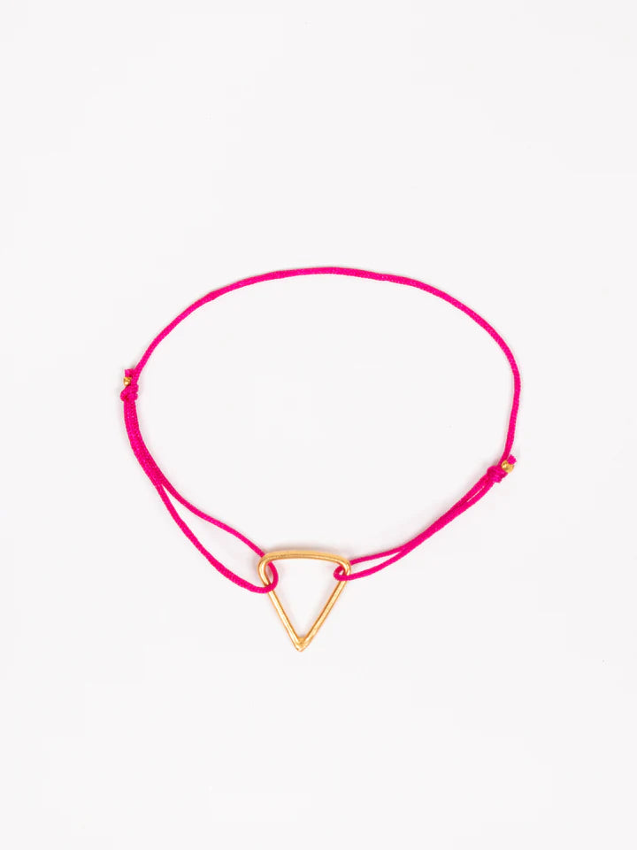 Gold Triangular Bracelet | Warm Colours - NØRDEN