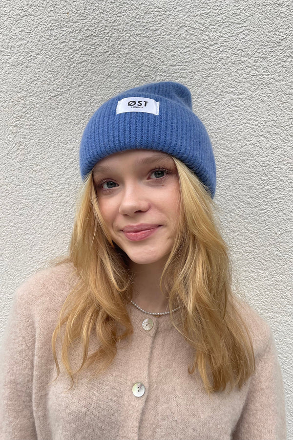 Alpaca Beanie Hat | Petroleum