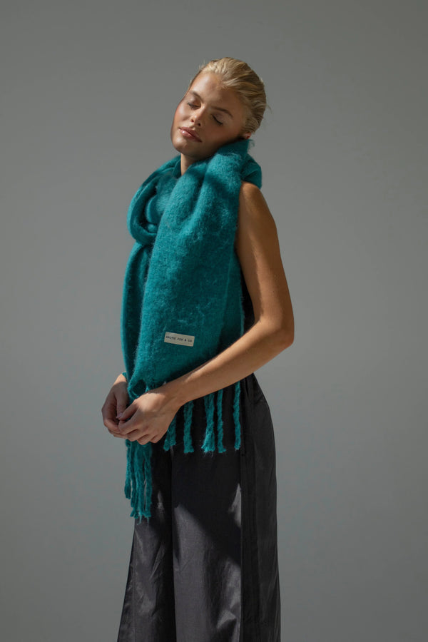 Recycled Soft Scarf | Stockholm Ocean Teal