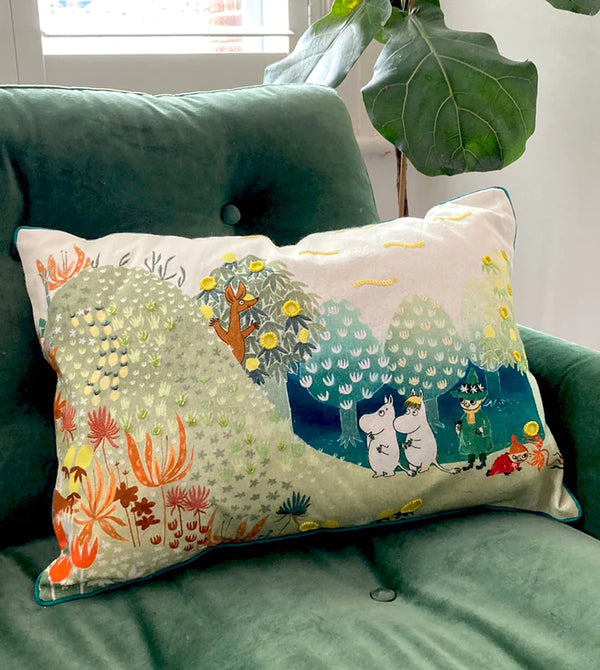 Colourful Decorative Cushion | Rectangular Forest - NØRDEN