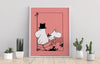 Colourful Digital Print | Pink Moomin - NØRDEN