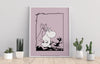 Colourful Digital Print | Lilac Moomin - NØRDEN