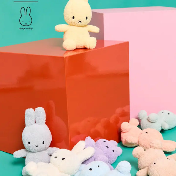 Colourful Terry Plush | Small Peach Miffy