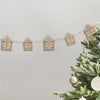 Christmas Wooden Garland | Gingerbread House
