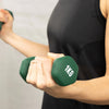 Yoga Fitness Weights | 1kg Dark Green Hexagonal