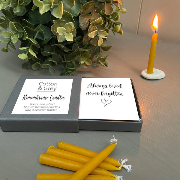Beeswax Mindful Candles | Remembrance - NØRDEN