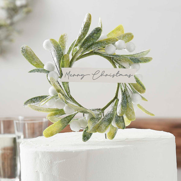 Christmas Mistletoe Caketopper - NØRDEN