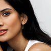 Gold Stud Earrings | Peridot