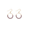 Beaded Hoop Earrings | Lilac Copacabana - NØRDEN
