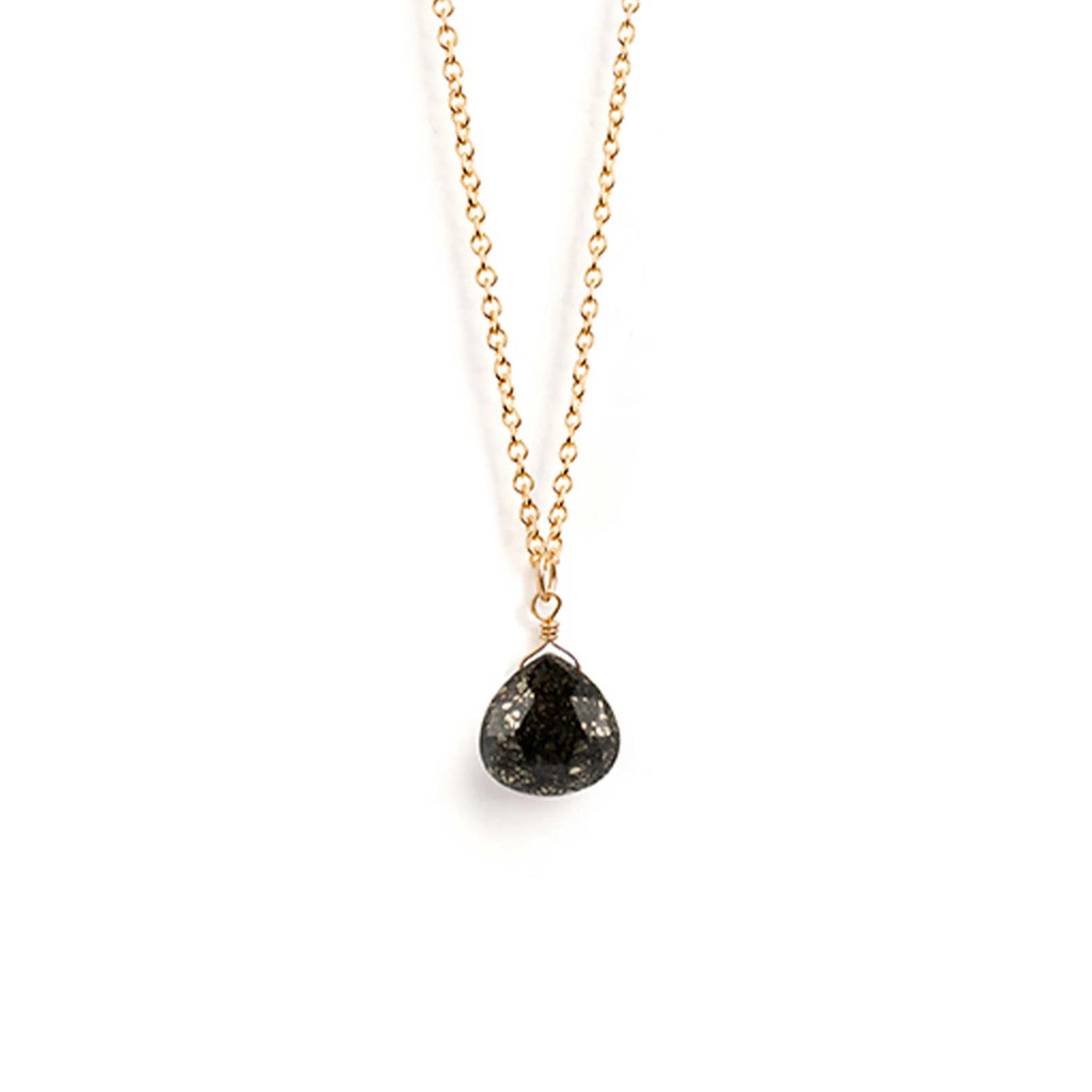Gold Minimal Necklace | Marcasite - NØRDEN