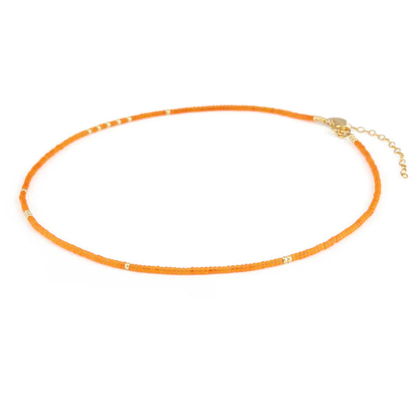 Beaded Layering Bracelet | Tangiers Orange