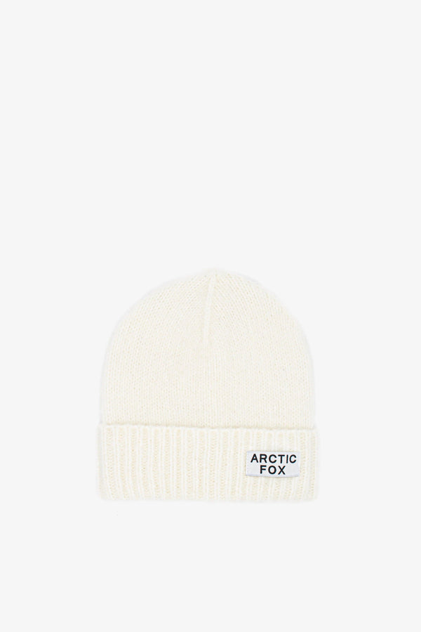 Mohair Beanie Hat | Winter White - NØRDEN