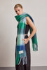 Recycled Soft Scarf | Reykjavik Emerald Check
