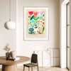 Floral Art Print | The Earth Laughs in Flowers A3