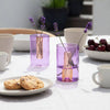 Reversible Glass Vase - Small: Lilac/Peach