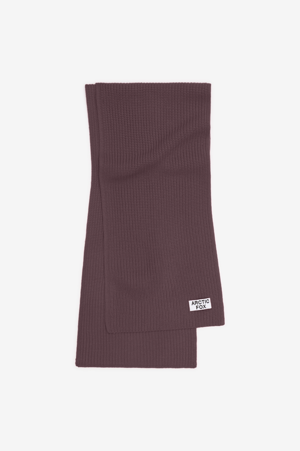 Recycled Knit Scarf | Chocolate