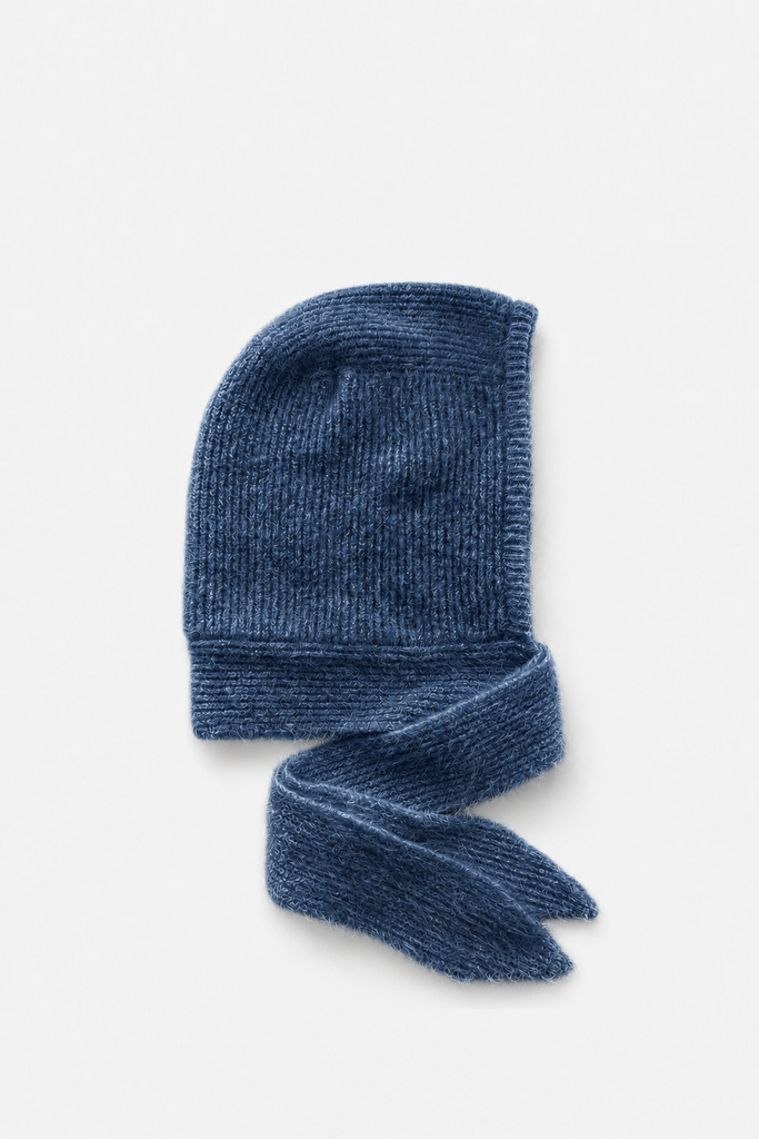 Recycled Soft Bonnet | Denim Blue