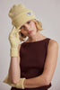 Recycled Knit Gloves | Wax Paper Yellow