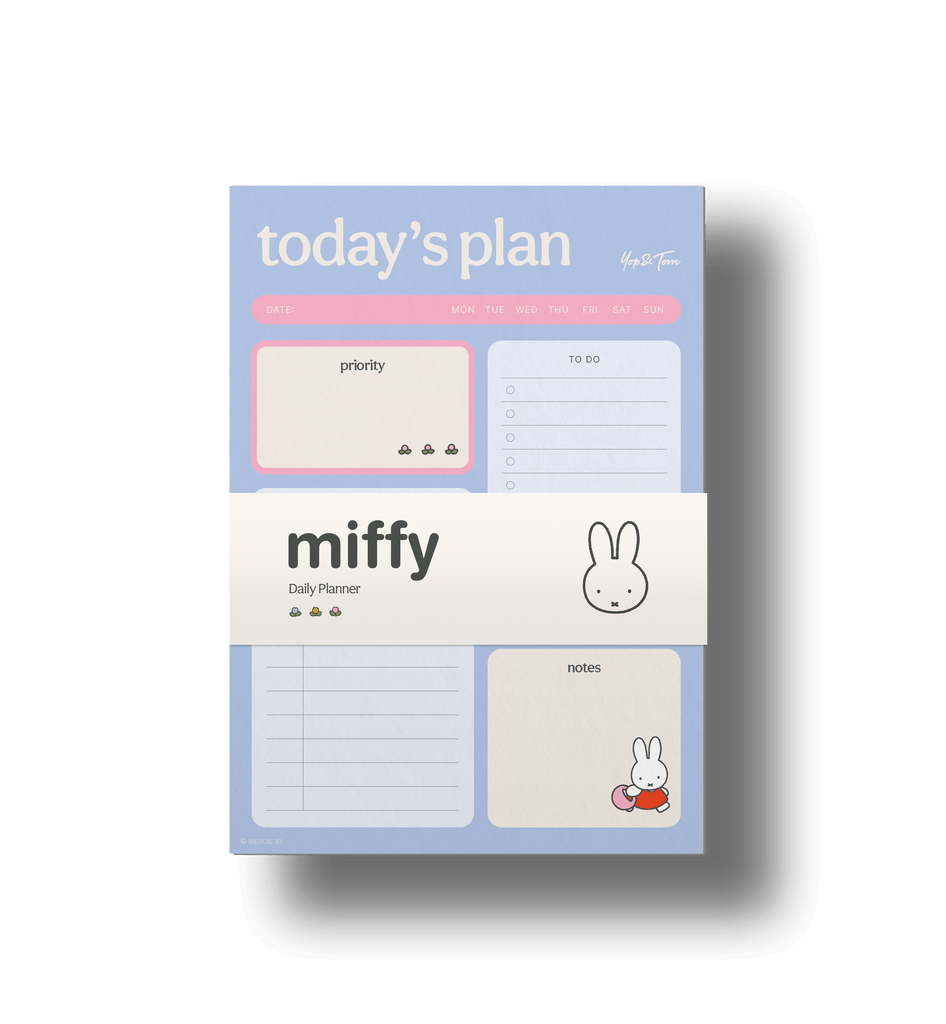 Colourful Desk Notepad | Miffy Today's Plans A5