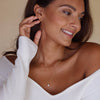 Gold Minimal Necklace | Freshwater Pearl