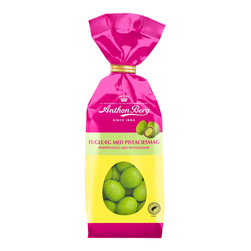 Luxury Coated Egg | Anthon Berg - Marzipan + Pistachio