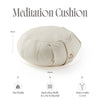 Mindful Meditation Cushion | Zafu Teal