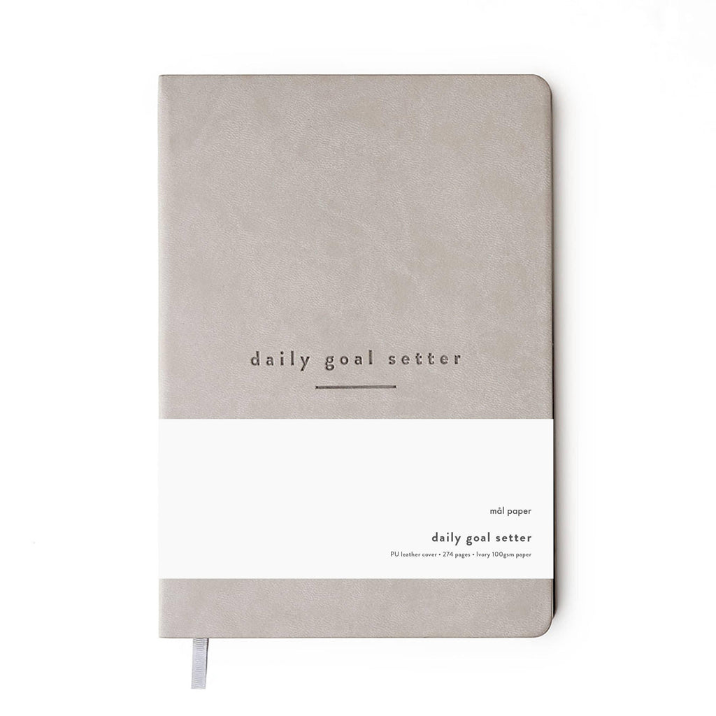 Daily Goal Setter Planner - Grey - Gratitude Productivity - NØRDEN