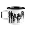 Whimsical Enamel Mug | Trees Large