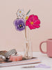 Floral Wooden Decoration | February Violet