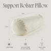 Yoga Pillow – Buckwheat-Filled Support Bolster: Teal