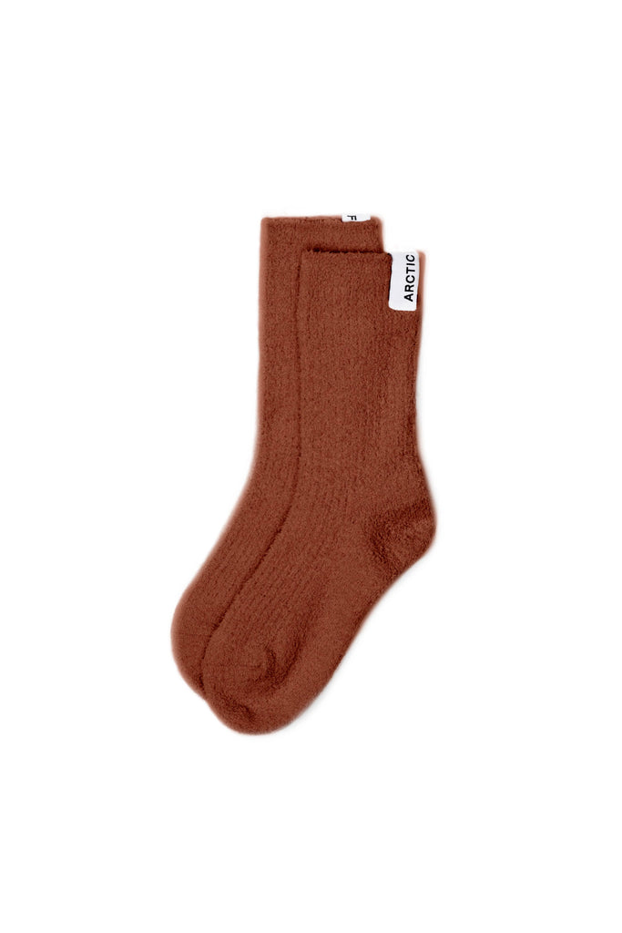 Recycled Cosy Socks | Sepia