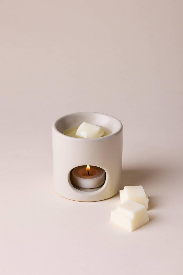 Ceramic Wax Warmer | Beige