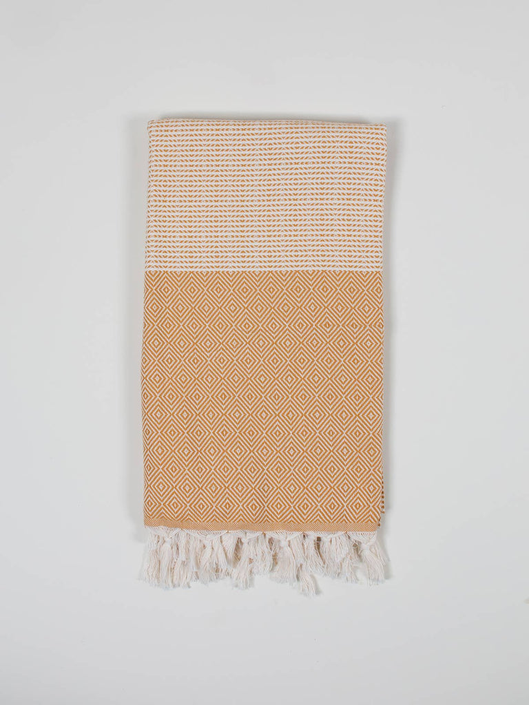 Handmade Hammam Towel | Mustard